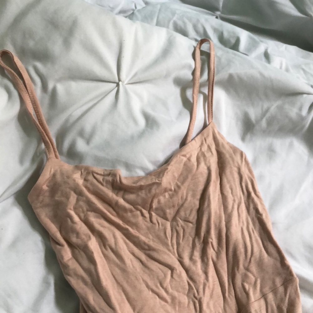 Nude Basic Square Neck Thong Bodysuit - Picture 5 of 5